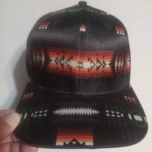 Native Satin Aztec Southwestern Style Print Snapback Hat/Cap OSFM